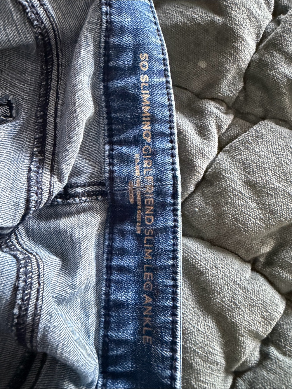 Chico's Blue Straight-Leg Jeans